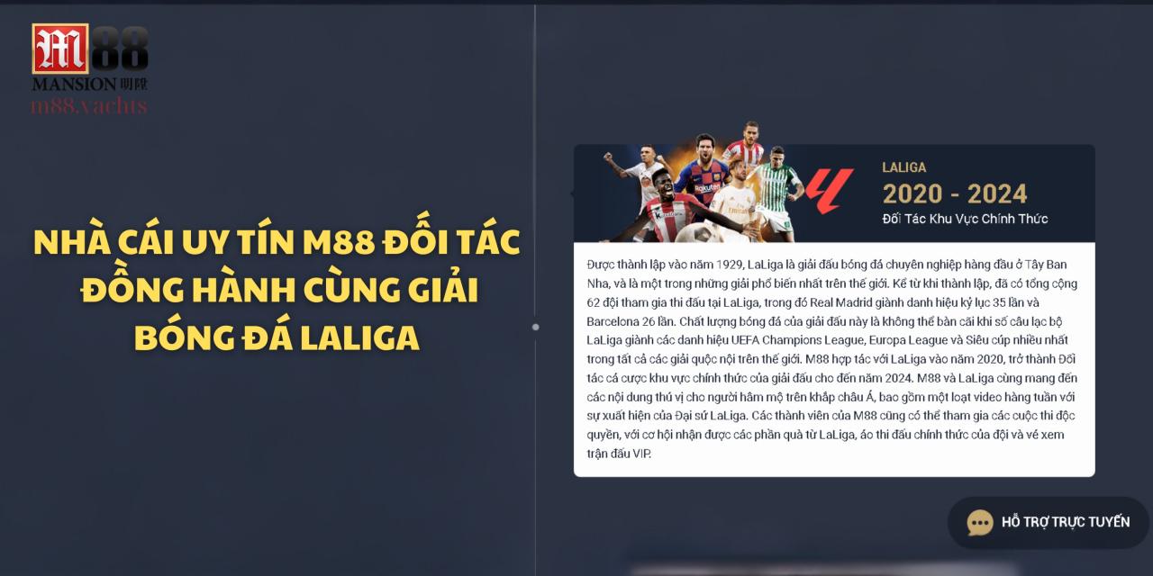 Nhà cái kết hợp cùng giải bóng đá Laliga đình đám